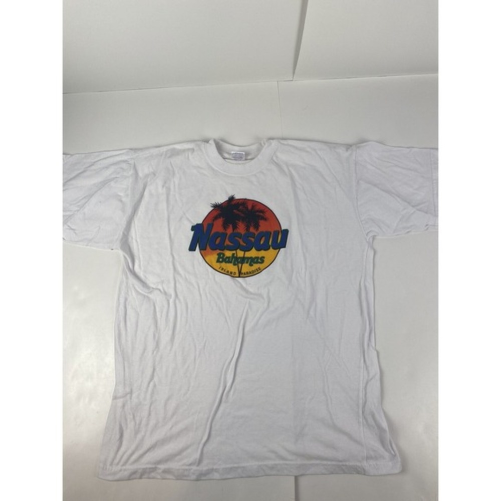 Vintage Nassau Bahamas‎ Men's T-Shirt XL Made In Bahamas